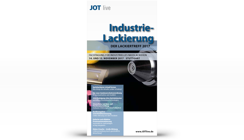 Cover Veranstaltungsflyer Industrielackierung 2017