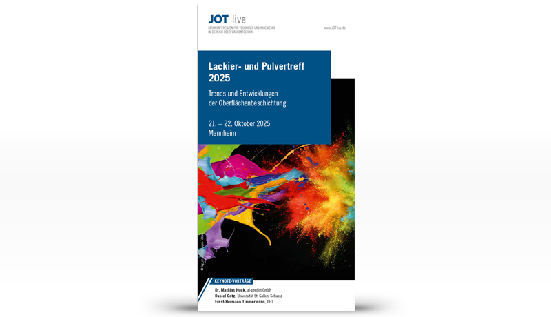Cover Veranstaltungsflyer Lackier- und Pulvertreff 2025